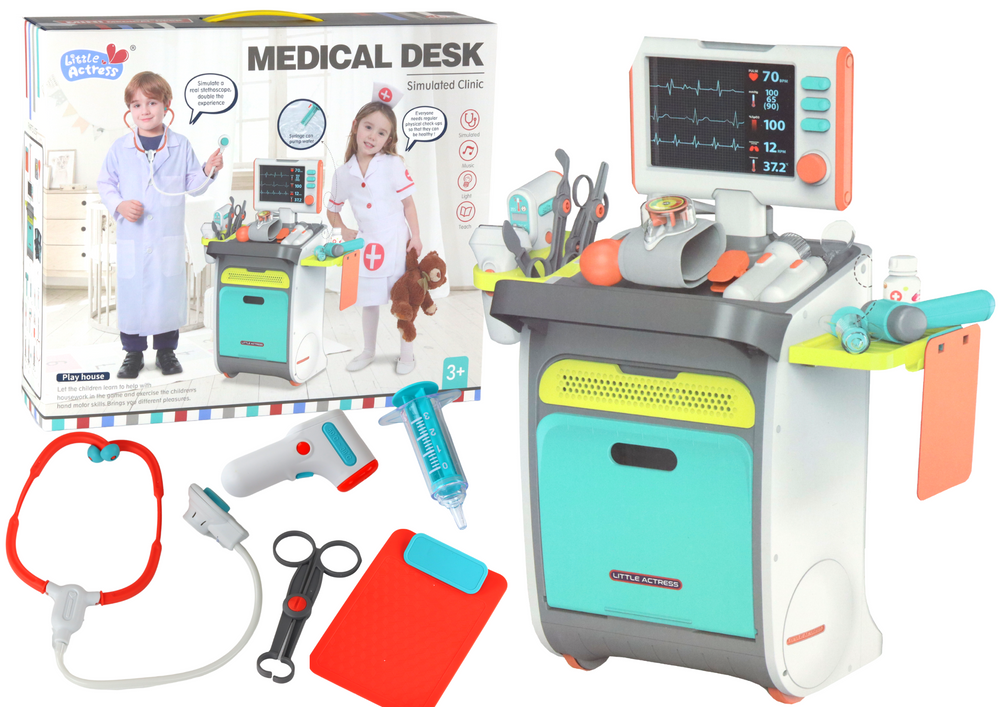 Kinderdokterstrolley - Röntgen - ECG - accessoires