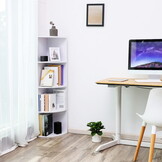 Hoekplank - Wit - 130 cm