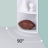 Hoekplank - Wit - 130 cm