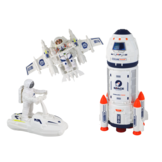 Ruimteschip speelgoed set - Raket - Ruimteschepen - Ruimtevoertuigen - 10 st