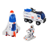 Ruimteschip speelgoed set - Raket - Ruimteschepen - Ruimtevoertuigen - 10 st