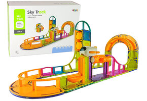 Magnetische knikkerbaan - Sky Track - 61 elementen