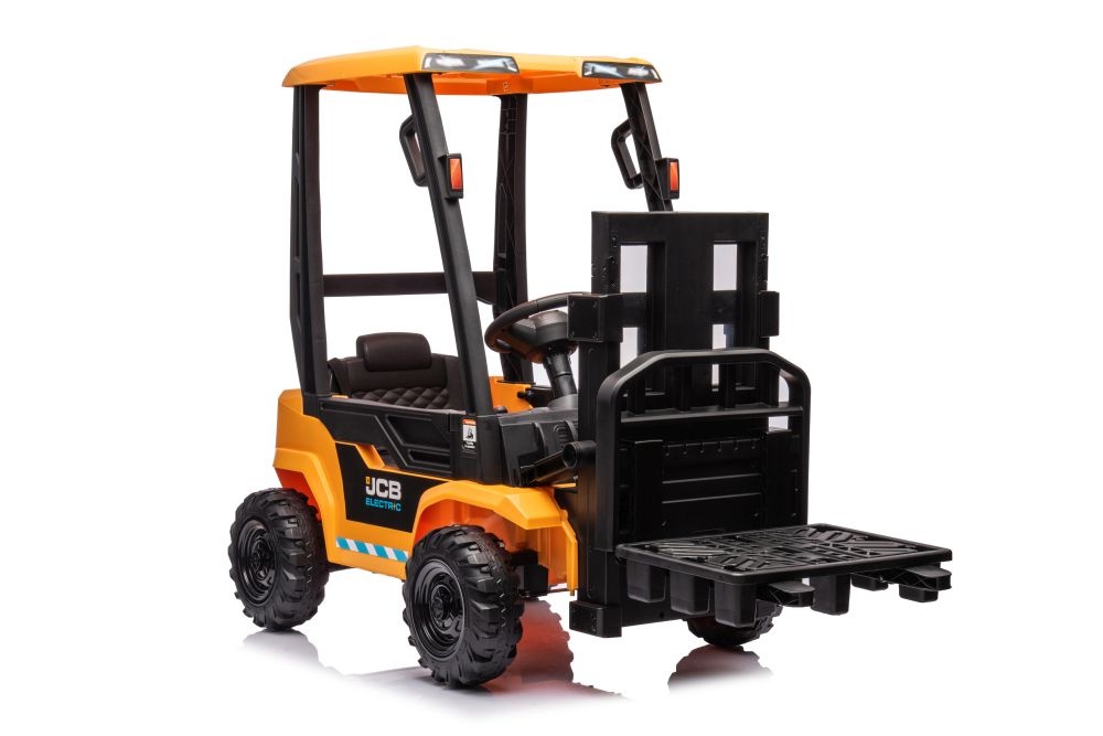 Kinder heftruck elektrisch - geel - accu - JCB