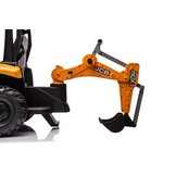 Elektrische minigraver kinderauto - gele emmer - JCB