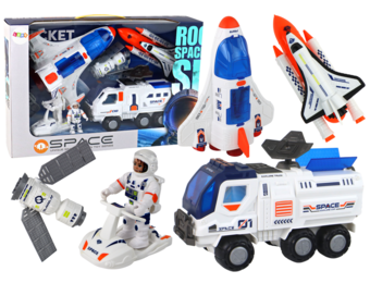 Speelgoed ruimtevaartuig set - 7 stuks