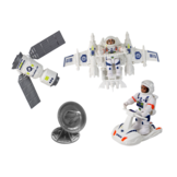 Speelgoed ruimteschip - Raket - Ruimteschepen - Ruimtevoertuigen - 12 stuks