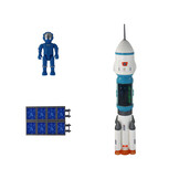 Speelgoedruimteraket - Geluid en licht - 12-delig