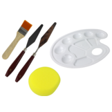 Acrylverfset - 40 kleuren - Schildersezelaccessoires - 40x30x5cm