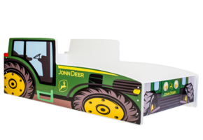 Tractor kinderbed - John Deer Groen - 160x80 cm