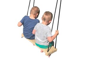 Houten schommel - groot - 70x23 cm - gelakt