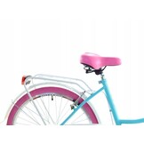 Meisjesfiets - 26 inch - met 7 versnellingen - zeegroen roze