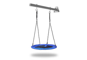 Schommel ophangstang 100cm - 5x5 cm - grijs