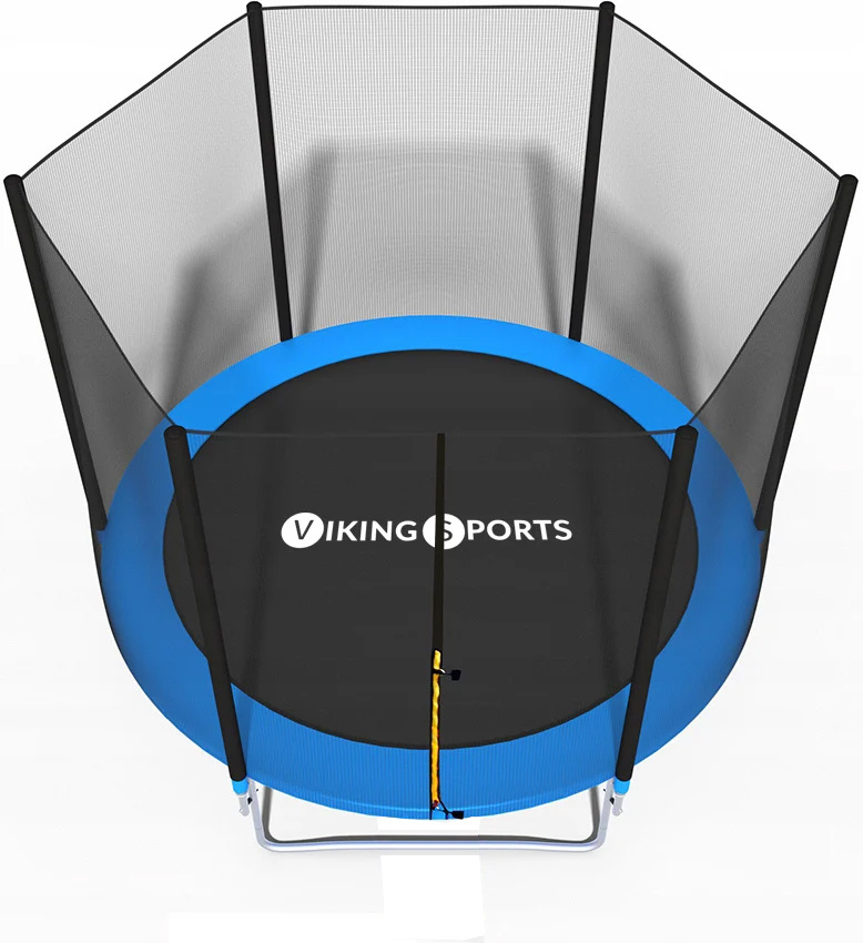 Trampoline - blauw - 244 cm - met net- tot 120 KG