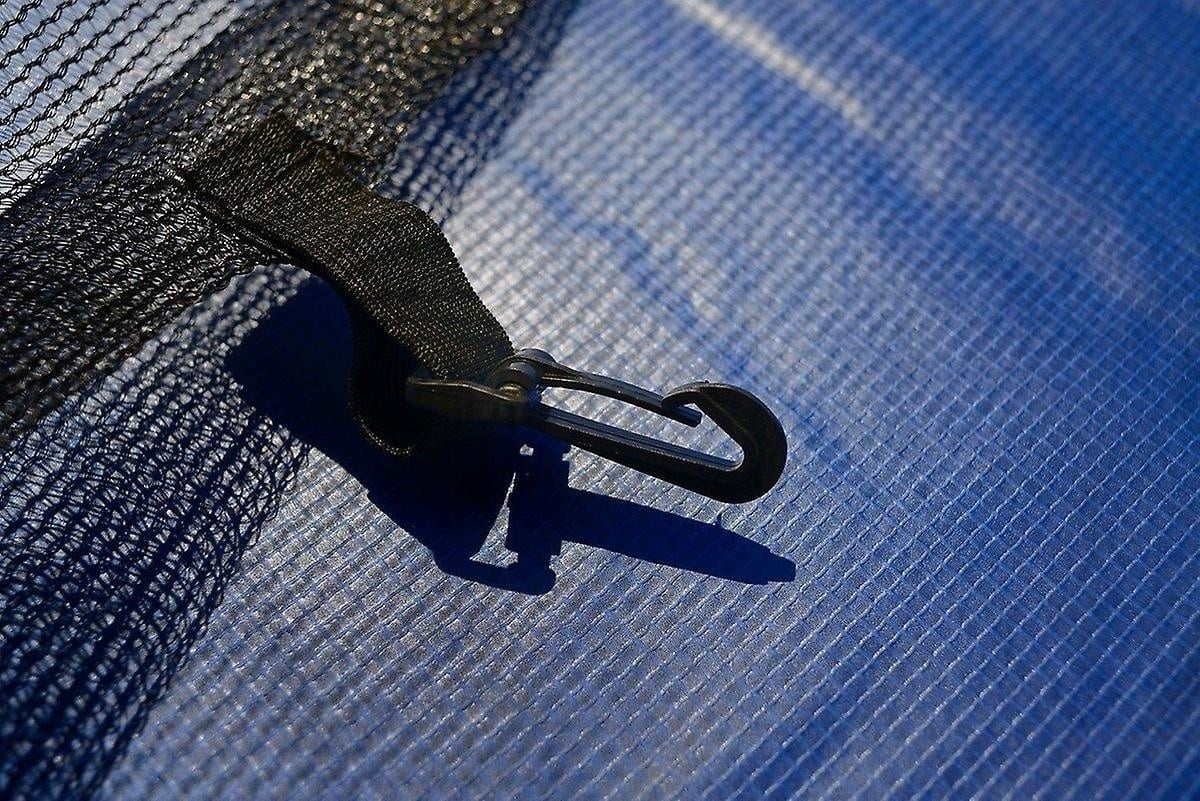 Trampoline - blauw - 244 cm - met net- tot 120 KG
