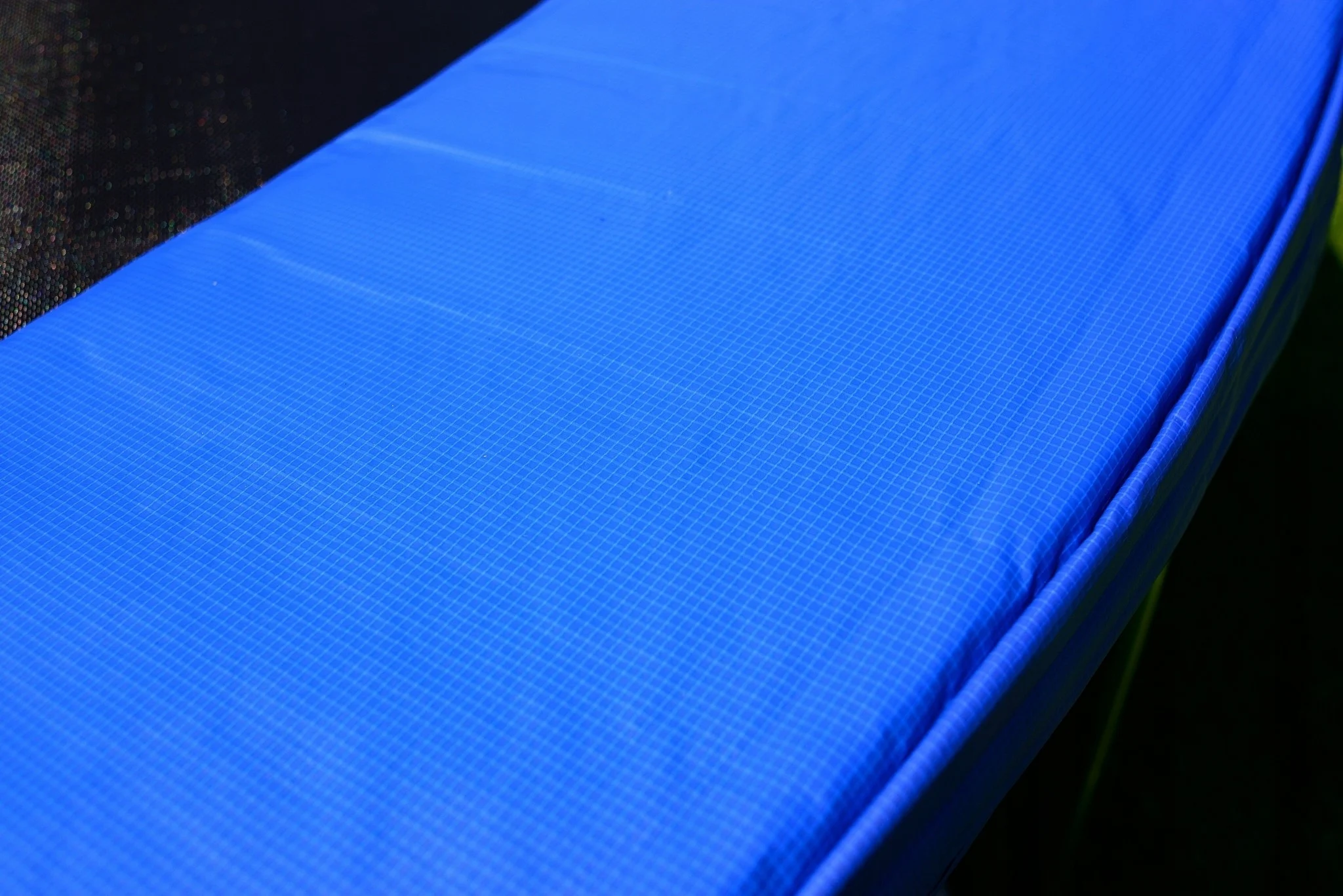 Trampoline - blauw - 244 cm - met net- tot 120 KG