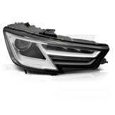 Koplamp rechts Xenon - voor geschikt voor AUDI A4 B9 2015-2019 - TYC - zwart