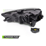 Koplamp rechts Xenon - voor geschikt voor AUDI A4 B9 2015-2019 - TYC - zwart