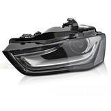 Koplamp links Xenon - voor AUDI A4 B8 2012-2015 - TYC - zwart
