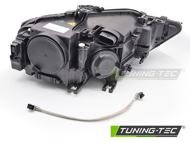 Koplamp links Xenon - voor AUDI A4 B8 2012-2015 - TYC - zwart