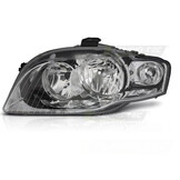 Koplamp links - geschikt voor AUDI A4 B7 2004-2008 sedan/avant - TYC - chroom