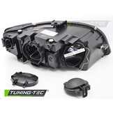 Koplamp links - voor AUDI A4 B7 2004-2008 sedan/avant - TYC - chroom