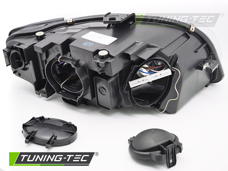 Koplamp links - geschikt voor AUDI A4 B7 2004-2008 sedan/avant - TYC - chroom