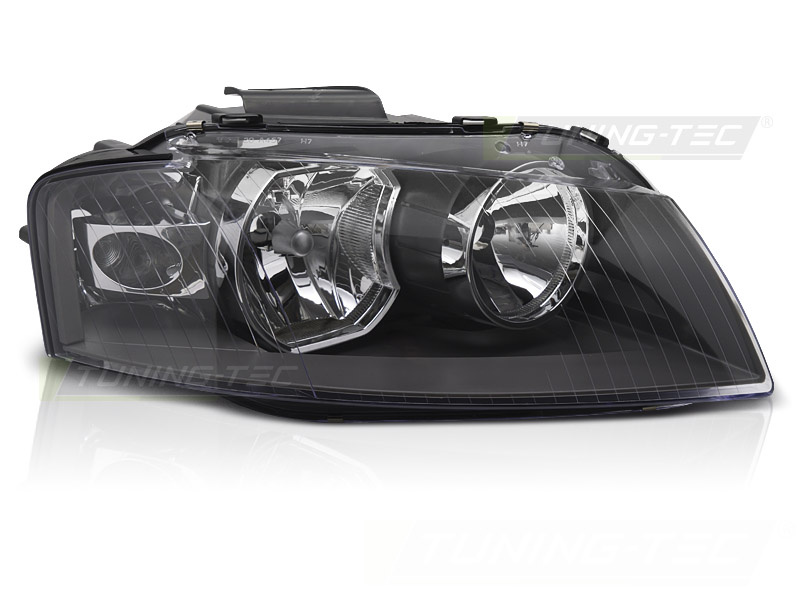 Koplamp rechts - voor Audi A3 8P 2003-2008 - TYC - zwart