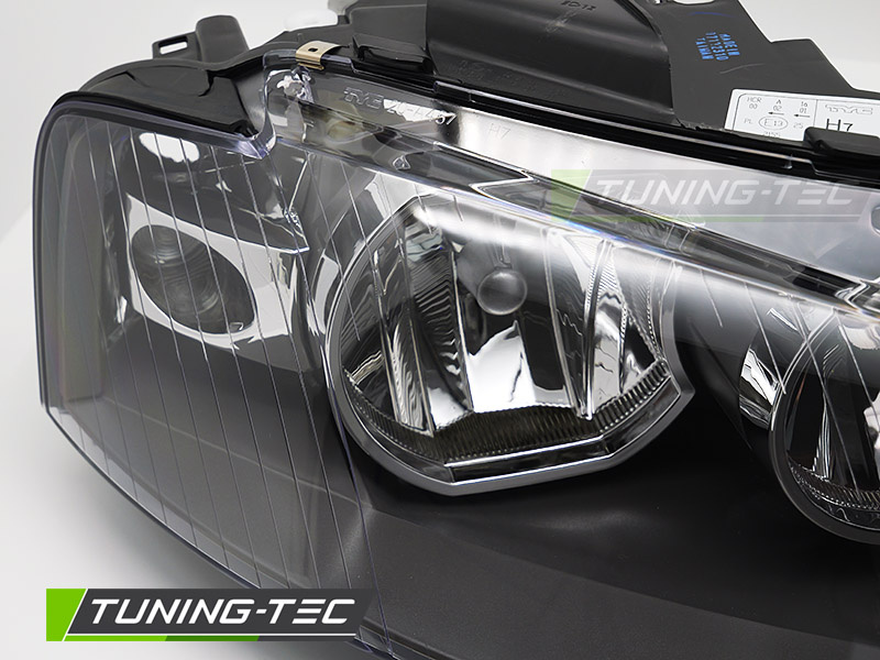 Koplamp rechts - voor Audi A3 8P 2003-2008 - TYC - zwart