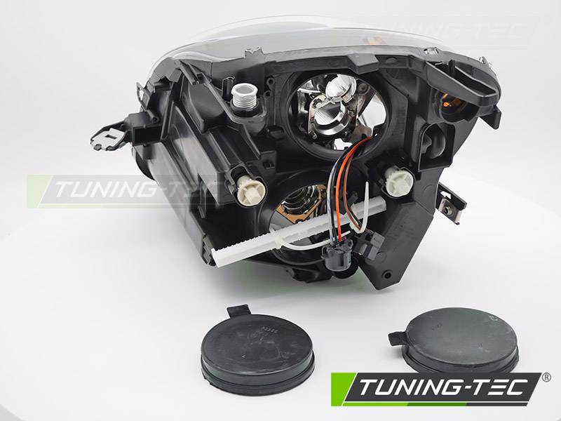 Koplamp rechts - voor Alfa Romeo Mito 2008-2015 - TYC - zwart