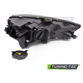 Koplamp links Xenon geschikt voor AUDI A4 B9 2015-2019 - TYC - zwart