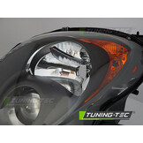 Koplamp links geschikt voor Alfa Romeo Mito 2008-2015 - TYC - zwart