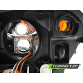 Koplamp links - voor Alfa Romeo Mito 2008-2015 - TYC - zwart