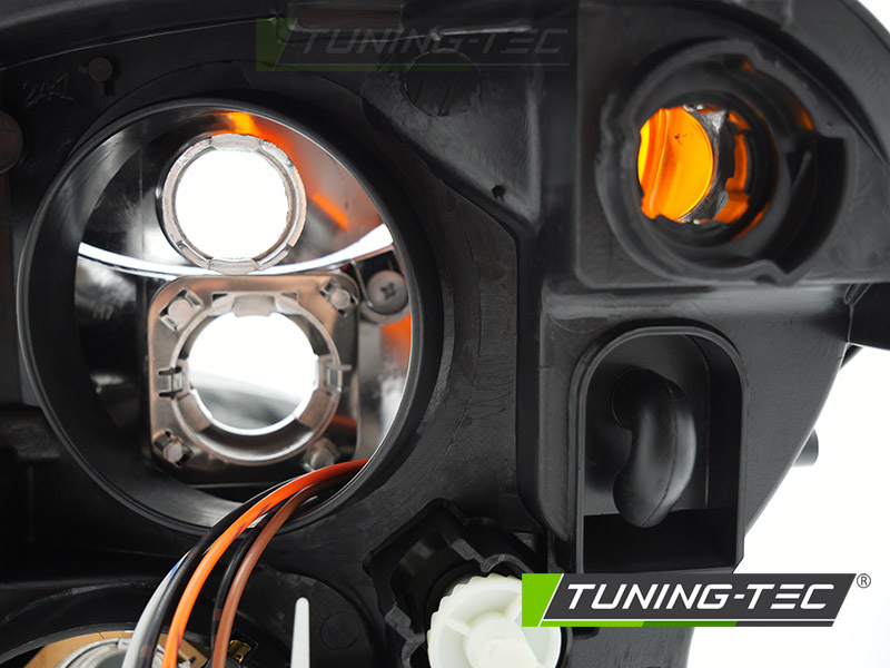 Koplamp links - voor Alfa Romeo Mito 2008-2015 - TYC - zwart