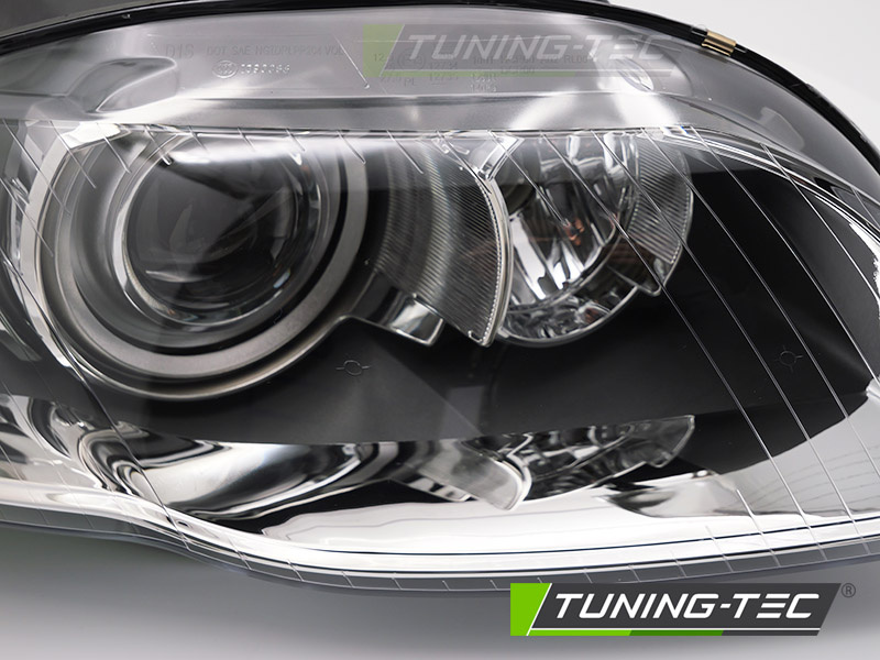 Koplamp rechts Xenon - voor AUDI A4 B7 2004-2008 - TYC - chroom