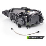 Koplamp rechts Xenon - geschikt voor AUDI A4 B8 2012-2015 - TYC - zwart