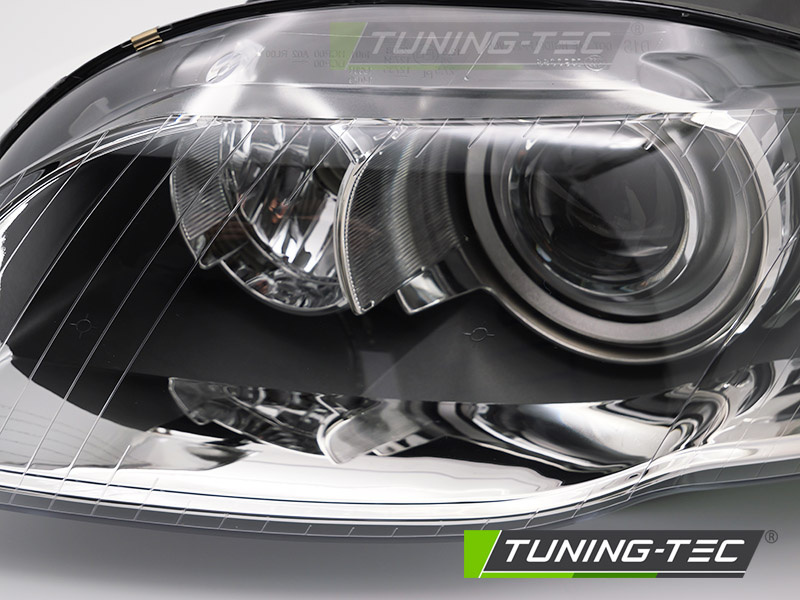 Koplamp links Xenon - voor AUDI A4 B7 2004-2008 - TYC - chroom