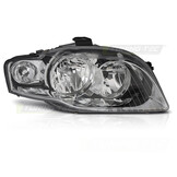 Koplamp rechts - geschikt voor AUDI A4 B7 2004-2008 sedan/avant - TYC - chroom