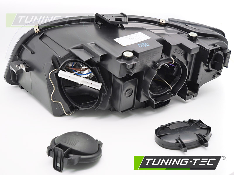 Koplamp rechts - geschikt voor AUDI A4 B7 2004-2008 sedan/avant - TYC - chroom