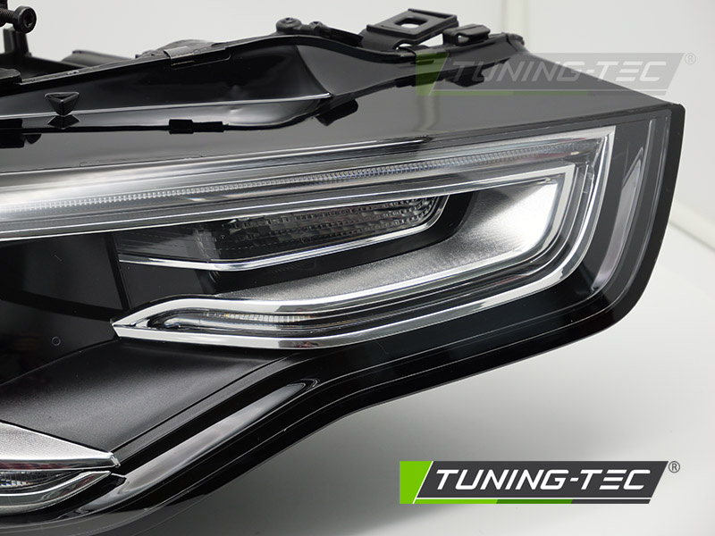 Koplamp rechts Xenon - voor AUDI A5 2012-2016 - TYC - zwart
