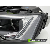 Koplamp links Xenon - geschikt voor AUDI A5 2012-2016 - TYC - zwart