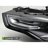 Koplamp links Xenon - geschikt voor AUDI A5 2012-2016 - TYC - zwart