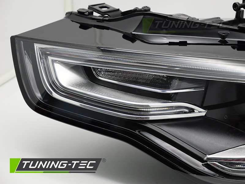Koplamp links Xenon - voor AUDI A5 2012-2016 - TYC - zwart