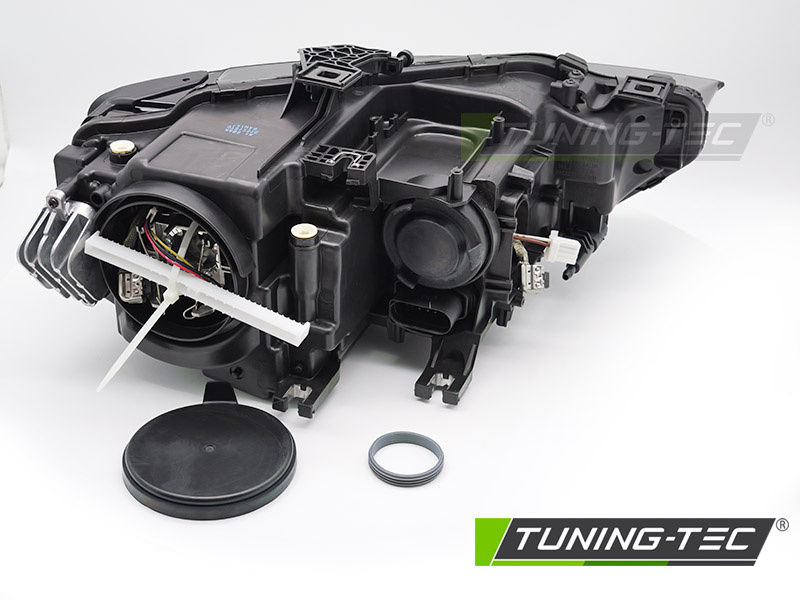 Koplamp links Xenon - voor AUDI A5 2012-2016 - TYC - zwart