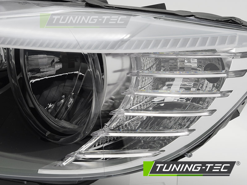 Koplamp links geschikt voor BMW E90 sedan/E91 combi LCI 2009-2011 - TYC - zwart