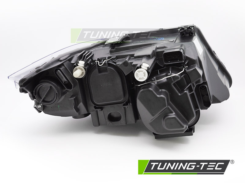 Koplamp links - voor BMW E90 sedan/E91 combi LCI 2009-2011 - TYC - zwart