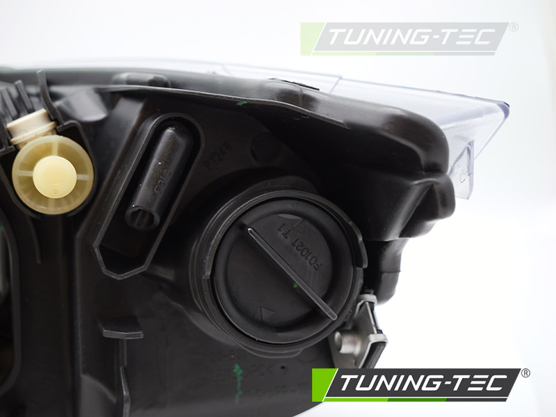 Koplamp links - voor BMW E90 sedan/E91 combi LCI 2009-2011 - TYC - zwart