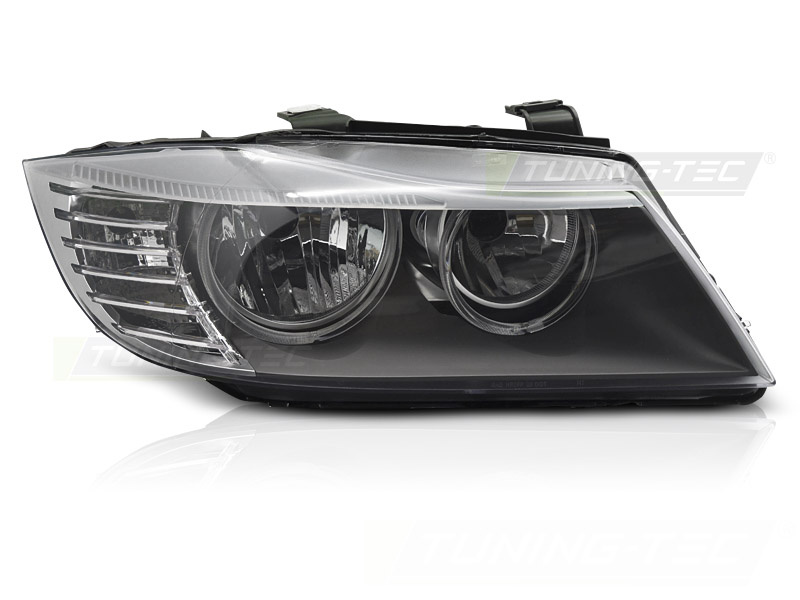 Koplamp rechts - geschikt voor BMW E90 sedan/E91 combi LCI 2009-2011 - TYC - zwart