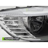 Koplamp rechts - geschikt voor BMW E90 sedan/E91 combi LCI 2009-2011 - TYC - zwart