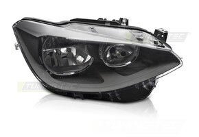 Koplamp rechts - voor BMW F20 F21 2011-2014 - TYC - zwart