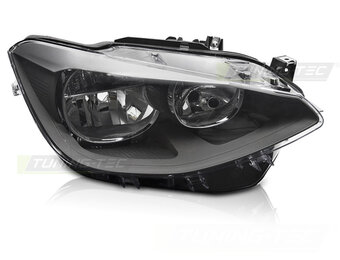 Koplamp rechts - voor BMW F20 F21 2011-2014 - TYC - zwart